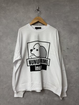 画像1: nunuforme 　inuinu☆プリント(アダルト)   　White (1)