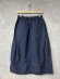 画像2: YARRA 　バックサテンサイドタックスカート　55；ネイビー　FREE (2)