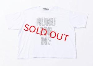 画像1: nunuforme 　 NNロゴT(アダルト)　White (1)