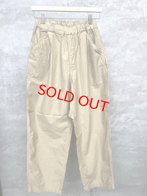 画像1: NATURAL LAUNDRY 　バックツイルイージーペインターパンツ　　190:ベージュ　サイズ2 (1)