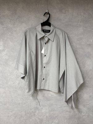 画像1: gomme 　シャツ　2;薄グレー　　サイズ；M (1)