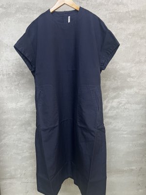 画像1: NATURAL LAUNDRY 　Sオックススモッグワンピース　　480；ネイビー　サイズ2 (1)