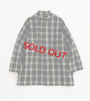 画像1: Veritecoeur 　　 ショートコート 　　NAVY CHECK　　  サイズ；F (1)