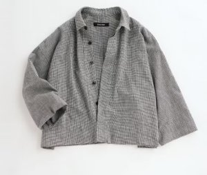 画像1: Veritecoeur   コンパクトシャツ 　　　CHIDORI　　  サイズ；F (1)