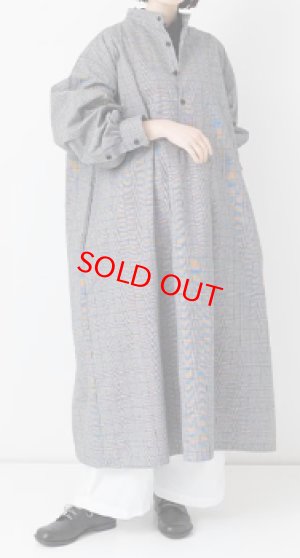 画像3: Veritecoeur 　　フロントヨークワンピース 　　GRAY CHECK　　  サイズ；F (3)