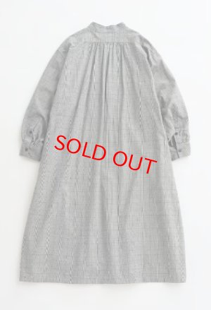 画像2: Veritecoeur 　　フロントヨークワンピース 　　GRAY CHECK　　  サイズ；F (2)