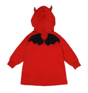 画像2: MY FIRST HYSTERIC　　DEVILKIN 羽付き ワンピース　　20；レッド　サイズ；100 (2)