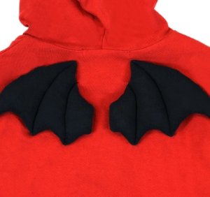 画像3: MY FIRST HYSTERIC　　DEVILKIN 羽付き ワンピース　　20；レッド　サイズ；100 (3)