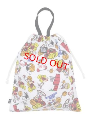 画像3: MY FIRST HYSTERIC　　HYSTERIC MINI HOOPS総柄 体操着入れ　　14；ブラック系　　サイズ；FREE約40×35cm (3)