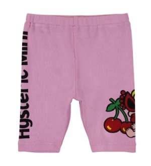 画像1: MY FIRST HYSTERIC　　MINI&FRIENDS 5分丈レギンス　　27；ペールピンク　　サイズ；90 (1)