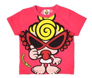 画像1: MY FIRST HYSTERIC　　GREAT HYSTERIC MINI 半袖Tシャツ 　　26:マゼンタ (1)