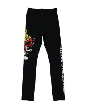 画像2: Hystericmini　　BOW TIE MINI 10分丈 レギンス　　10；ブラック (2)