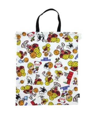 画像2: MY FIRST HYSTERIC　　HYSTERIC MINI HOOPS総柄 体操着入れ　　04；ホワイト系　　サイズ；FREE約40×35cm (2)