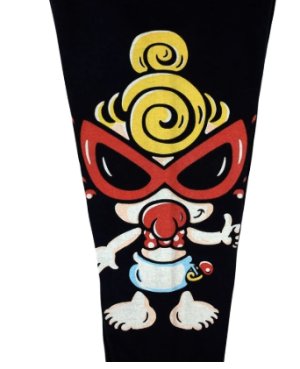 画像3: Hystericmini　　BOW TIE MINI 10分丈 レギンス　　10；ブラック (3)