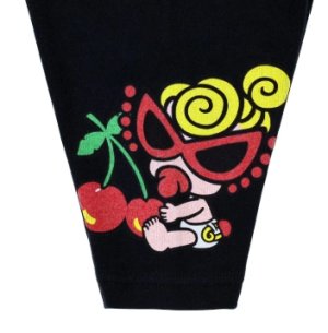 画像4: MY FIRST HYSTERIC　　MINI&FRIENDS 5分丈レギンス　　27；ペールピンク　　サイズ；90 (4)