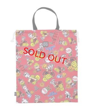画像1: MY FIRST HYSTERIC　　HYSTERIC MINI HOOPS総柄 体操着入れ　　24；レッド系　　サイズ；FREE約40×35cm (1)