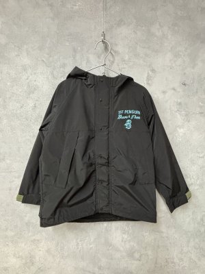 画像1: 2026春夏 　DENIMDUNGAREE　エステルウェザー マウンテンパーカー　　2；黒 (1)