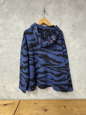 画像3: 2026春夏 　DENIMDUNGAREE　ウラケ ソウガラ ジップアップパーカー　14；ブルー　　サイズ；02 (3)