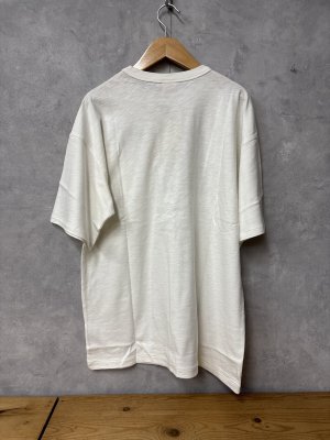 画像3: 2026春夏 　DENIMDUNGAREE　テンジク DD PENNIE TEE　　1；白　サイズ；MM (3)