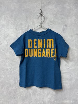 画像1: 2026春夏 　DENIMDUNGAREE　テンジク DD PENNIE TEE　24；オールドネイビー (1)