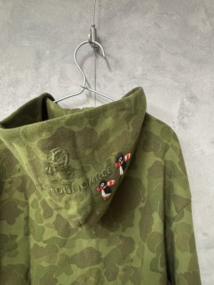 画像3: 2026春夏 　DENIMDUNGAREE　ウラケ ソウガラ ジップアップパーカー　9；カーキ (3)