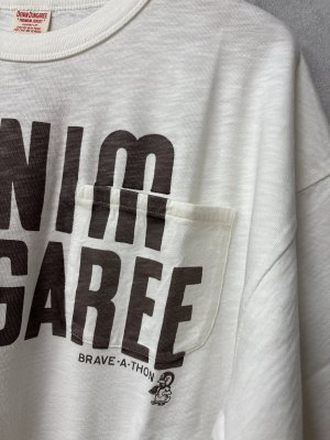 画像2: 2026春夏 　DENIMDUNGAREE　テンジク DD PENNIE TEE　　1；白　サイズ；MM (2)