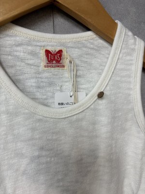 画像2: 2026春夏　GTH　　ガラボウフウ テンジク タンクトップ　　1;白 (2)