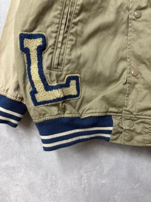 画像2: 2026春夏 　DENIMDUNGAREE　コンパクトチノ ワッペン JK  　16；ベージュ (2)