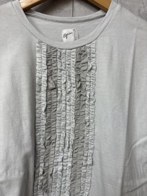 画像2: grin　B天竺フリルプルオーバー　　900；薄グレー 　　サイズ；2 (2)