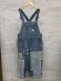 画像1: 2026春夏 　DENIMDUNGAREE　　8OZデニム リメイク オーバーオール　14；ブルー (1)