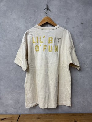 画像4: 2026春夏 　DENIMDUNGAREE　ビンテージテンジク BRAVE TEE　11；生成　サイズ；MM (4)