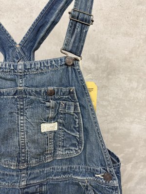 画像2: 2026春夏 　DENIMDUNGAREE　　8OZデニム リメイク オーバーオール　14；ブルー (2)