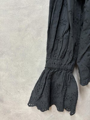 画像3: 2026春夏　GTH　ドット ローン ムード ブラウス　2；黒 (3)