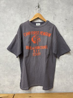 画像1: 2026春夏 　DENIMDUNGAREE　ビンテージテンジク BRAVE TEE　12；パープル　サイズ；MM (1)