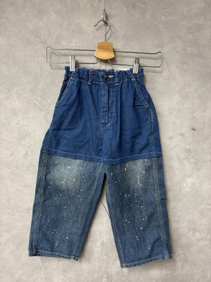 画像1: 2026春夏 　DENIMDUNGAREE　　デニム キリカエ PN　44；ライトブルー (1)