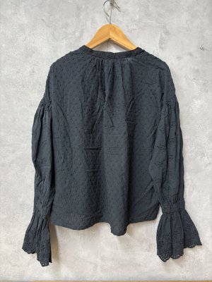 画像4: 2026春夏　GTH　ドット ローン ムード ブラウス　2；黒 (4)