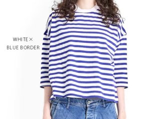 画像4: Veritecoeur 　　 1×1.5 ボーダーS/S 　　サイズ；F (4)