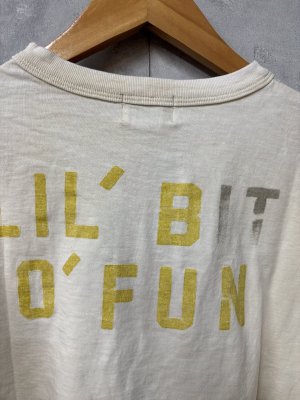 画像3: 2026春夏 　DENIMDUNGAREE　ビンテージテンジク BRAVE TEE　11；生成　サイズ；MM (3)