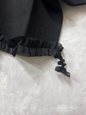 画像3: 2026春夏 フランキーグロウ　WING SHOULDER FRILL TEE  　カラー；BLACK　　(おとなサイズ) (3)