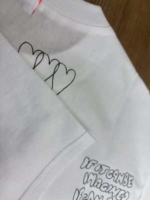 画像5: 2026春夏 フランキーグロウ　PUFF PRINTING ART TEE  　カラー；WHITE　　(おとなサイズ) (5)