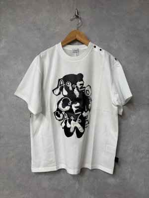 画像1: 2026春夏 フランキーグロウ　PUFF PRINTING ART TEE  　カラー；WHITE　　(おとなサイズ) (1)