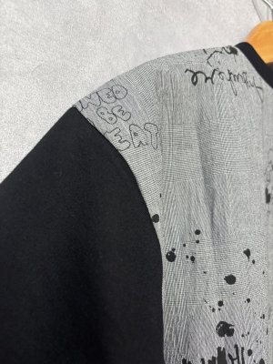 画像5: 2026春夏 フランキーグロウ　PUFF PRINTING ART TEE  　カラー；BLACK　　(おとなサイズ) (5)