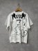 画像1: 2026春夏 フランキーグロウ　HAND－DRAWN BIG PRINT TEE  カラー；WHITE　　(おとなサイズ) (1)