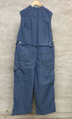 画像4: 2026春夏　MARET(マレ) 　　CLダンガリージャンプスーツ　　14；ブルー (4)