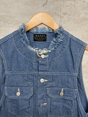 画像2: 2026春夏　MARET(マレ) 　　CLダンガリージャンプスーツ　　14；ブルー (2)