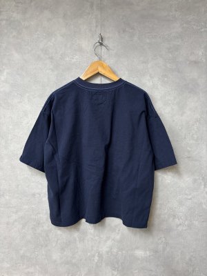 画像3: 2026春夏　MARET(マレ) 　　ヴィンテージフロッキーT　4；紺 (3)