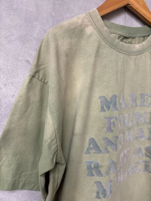 画像2: 2026春夏　MARET(マレ) 　　ヴィンテージフロッキーT　9；カーキ (2)