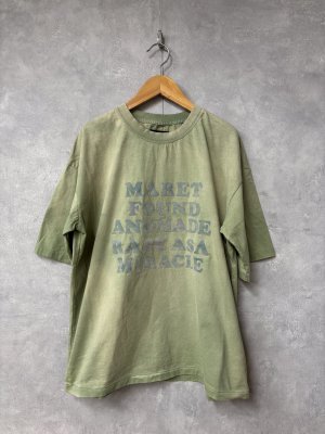 画像1: 2026春夏　MARET(マレ) 　　ヴィンテージフロッキーT　9；カーキ (1)