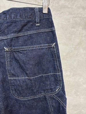 画像4: 2026春夏　MARET(マレ) 　ライトオンスデニムペインタードロシーパンツ　　44；紺(44) (4)