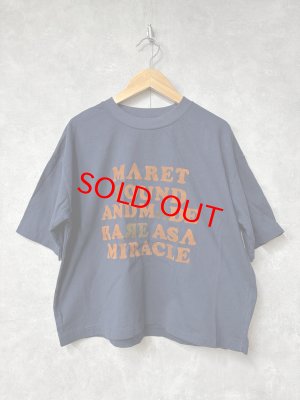 画像1: 2026春夏　MARET(マレ) 　　ヴィンテージフロッキーT　4；紺 (1)